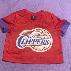 Los Angeles Clippers Jersey Crop Top